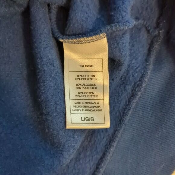 NFL Pro Line Tennessee‎ Titans Embroidered Pullover Blue Hoodie Size Large - Picture 6 of 8